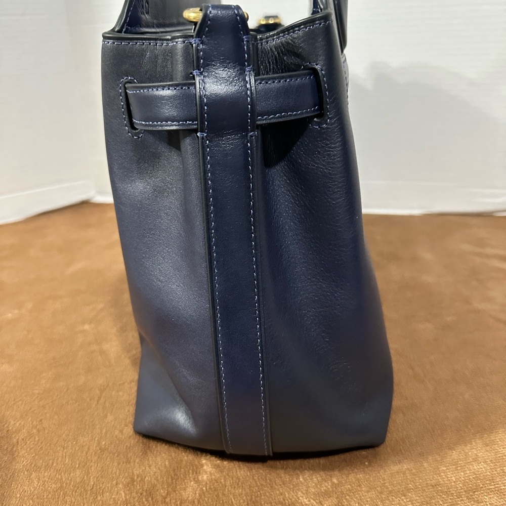 Coach Navy Soft Empire Carryall 40 - Picture 10 of 11